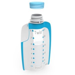 Kiinde 6oz twist top breast milk storage bags
